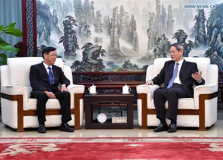 CHINA-BEIJING-ZHANG ZHIJUN-TAIWAN DELEGATION-MEETING (CN)