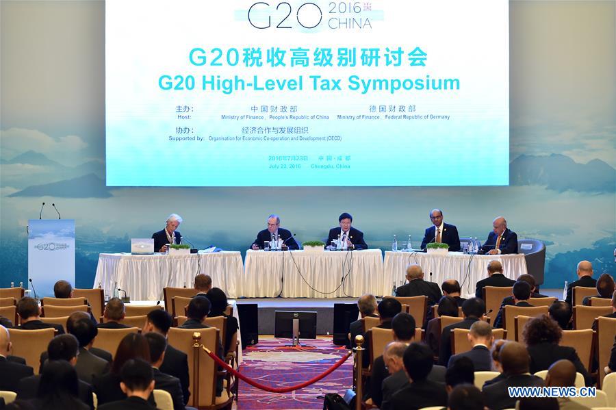 CHINA-SICHUAN-CHENGDU-G20 TAX SYMPOSIUM (CN)