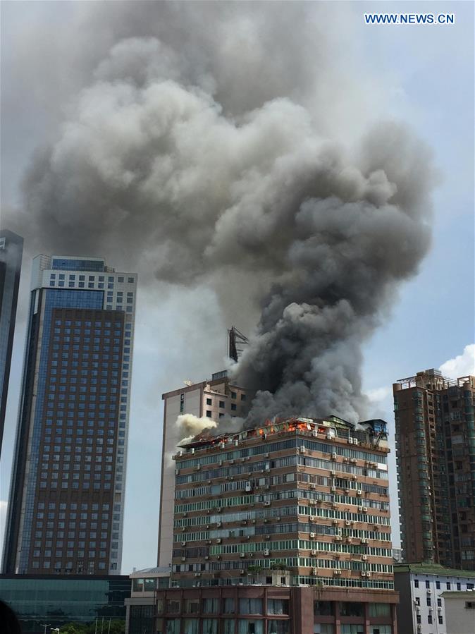 CHINA-NANCHANG-BUILDING-FIRE