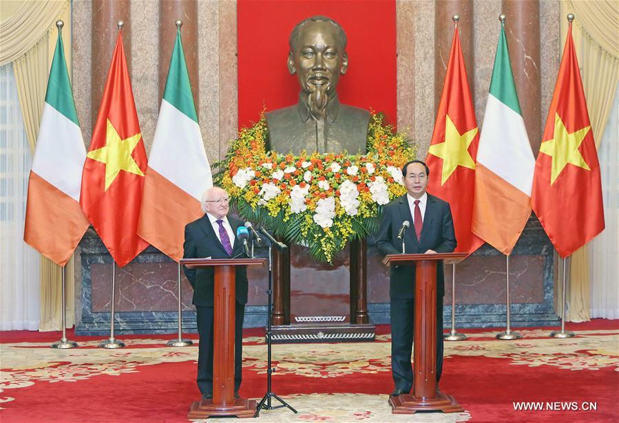 VIETNAM-HANOI-IRELAND-PRESIDENT-VISIT  