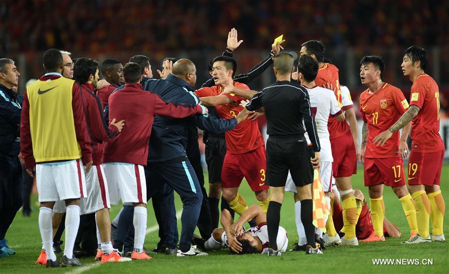 (SP)CHINA-KUNMING-SOCCER-FIFA WORLD CUP-ASIAN QUALIFIERS-CHN VS QAR(CN)