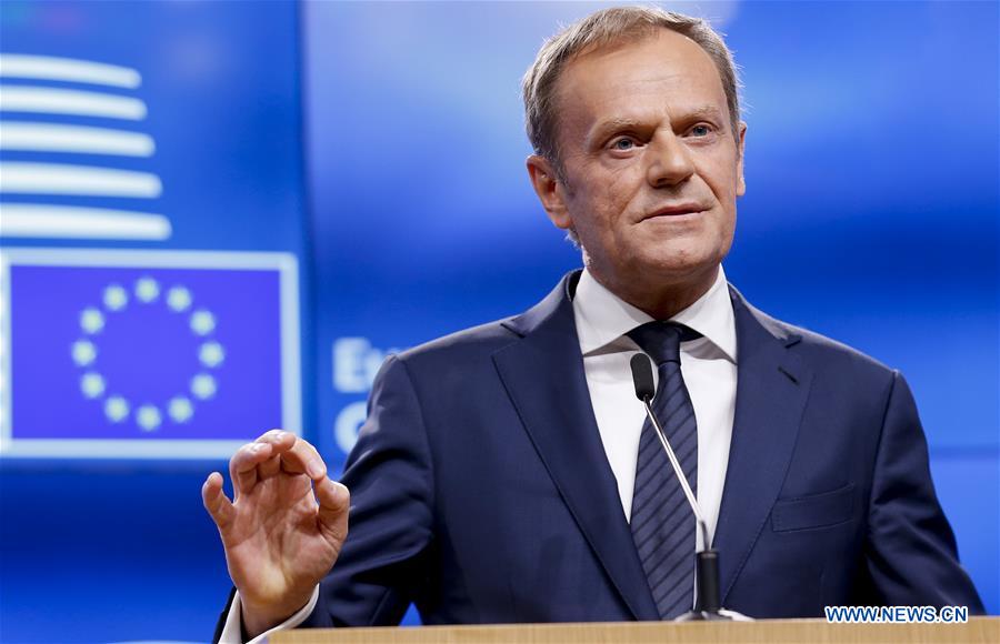 BELGIUM-BRUSSELS-EU-BREXIT-TUSK