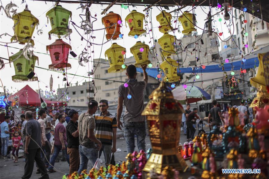 MIDEAST-GAZA CITY-RAMADAN