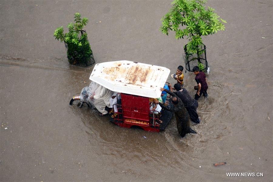 PAKISTAN-LAHORE-MONSOON-FLOOD