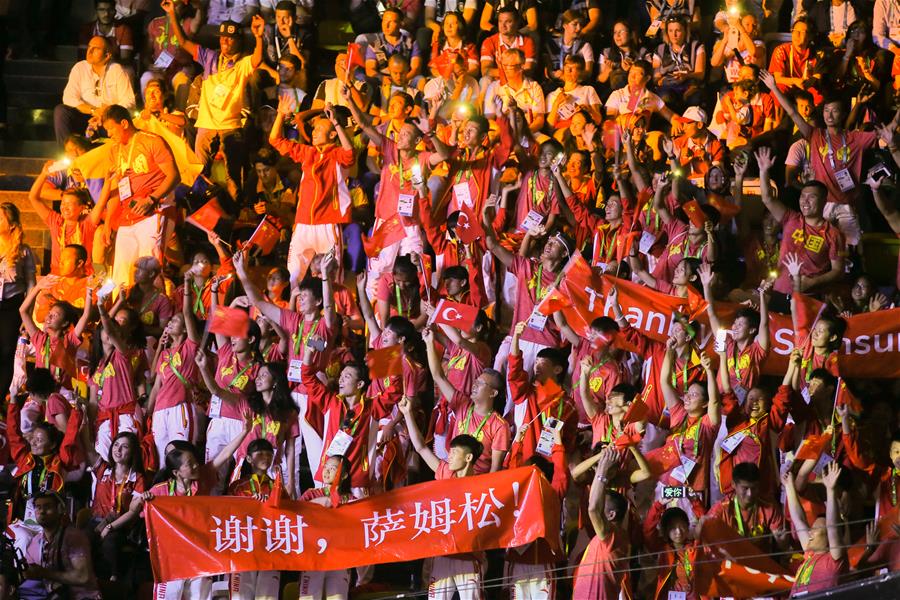 (SP)TURKEY-SAMSUN-SUMMER DEAFLYMPICS-OPENING CEREMONY