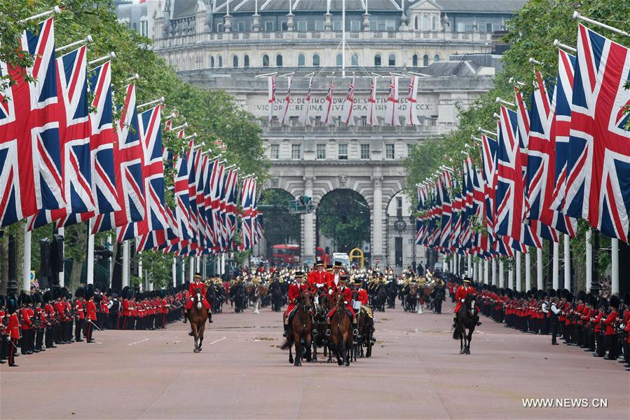 BRITAIN-LONDON-ROYAL-QUEEN-BIRTHDAY CELEBRATION