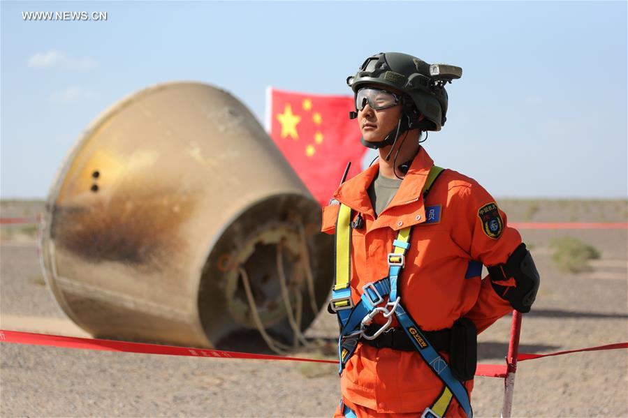 CHINA-INNER MONGOLIA-LONG MARCH-7-REENTRY MODULE-RECOVER (CN)