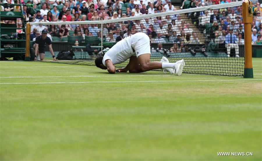 (SP)BRITAIN-LONDON-TENNIS-WIMBLEDON-DAY 9 