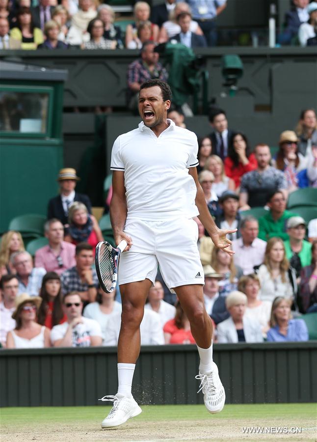 (SP)BRITAIN-LONDON-TENNIS-WIMBLEDON-DAY 9 