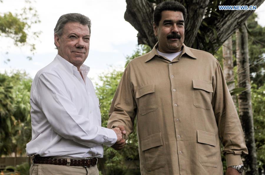 VENEZUELA-COLOMBIA-PRESIDENTS-MEETING 