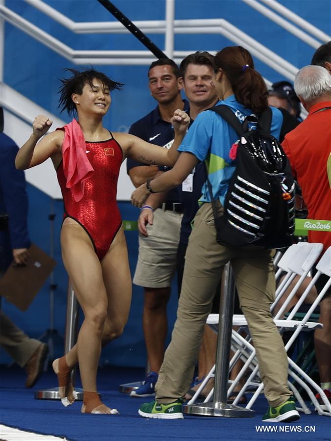 Shi Tingmao won the gold medal