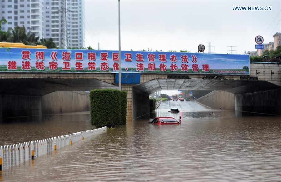 CHINA-HAINAN-TYPHOON-DIANMU-HEAVY RAIN (CN)