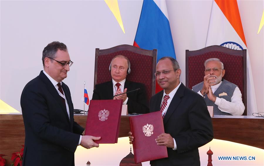 INDIA-GOA-RUSSIA-MEETING-COOPERATION