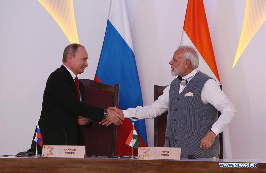 INDIA-GOA-RUSSIA-MEETING-COOPERATION