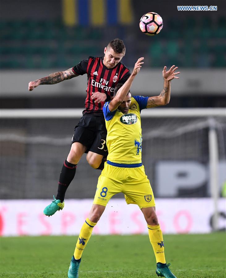 (SP)ITALY-VERONA-SOCCER-AC MILAN WON CHIEVO