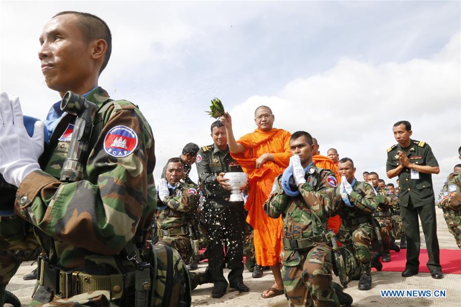 CAMBODIA-PHNOM PENH-PEACEKEEPERS-DEPARTURE