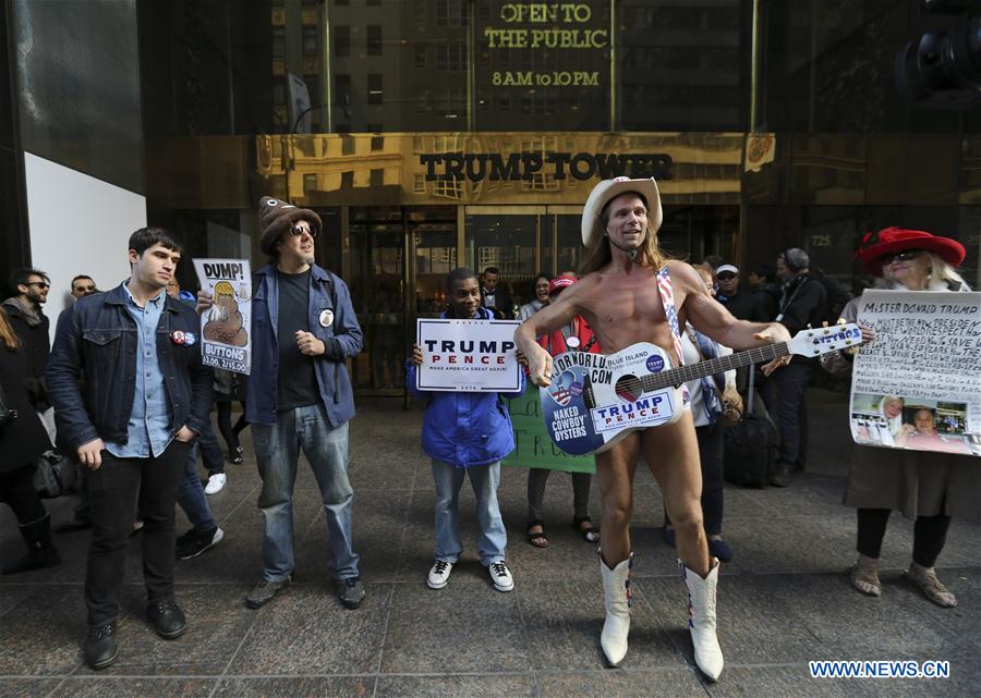 U.S.-NEW YORK-ELECTION-ATMOSPHERE