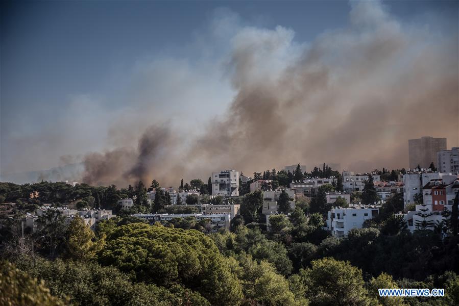 ISRAEL-HAIFA-FIRE