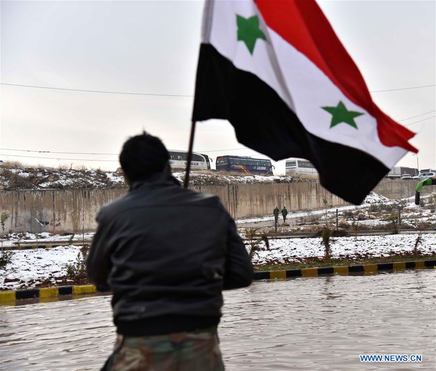 SYRIA-ALEPPO-OPPOSITION FIGHTER-EVACUATION