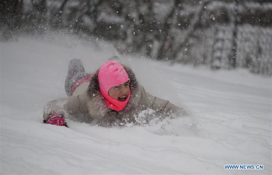 U.S.-NEW YORK-SNOW