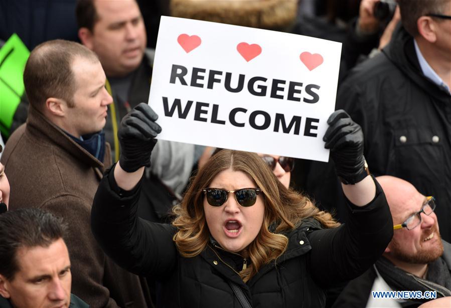 U.S.-WASHINGTON D.C.-PROTEST-TRUMP-EXECUTIVE ORDER