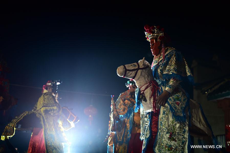 Nuo Opera is performed every year in villages of Chizhou from the seventh to the fifteenth day of the first month on Chinese lunar calendar.