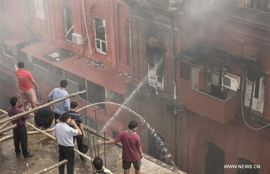 INDIA-KOLKATA-FIRE