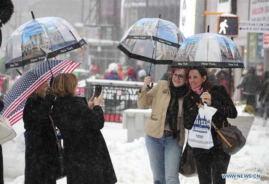 U.S.-NEW YORK-STORM-STELLA