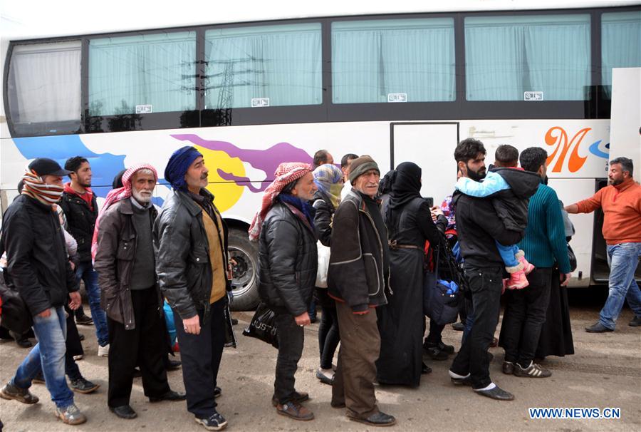 SYRIA-HOMS-REBEL-LAST STRONGHOLD-EVACUATION