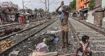 In pics: slum area in West Bengal, India