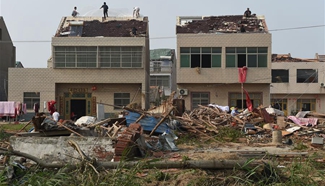 China Focus: Residents count damages after tornado, rescue continues