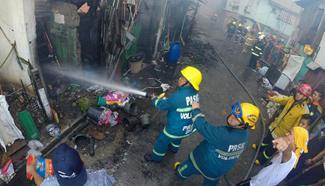 Slum fire leaves 600 families homeless in Quezon City of Philippines
