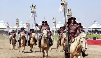Nadam Fair held to celebrate harvest with sports in Inner Mongolia