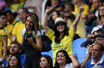 Host Brazil smash China 3-0 in Group E match