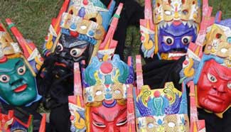 Mask festival kicks off in southwest China's Guizhou
