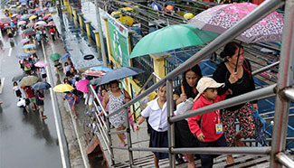 Monsoon rains cause suspension of classes in the Philippines