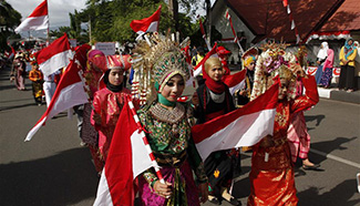 Parade held to mark 71st anniv. of Indonesian Independence Day