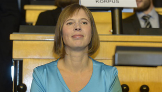 EU auditor Kaljulaid elected as first female president in Estonia