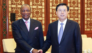 Top legislator meets with president of Guinea