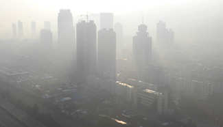 Fog shrouds east China's Jiangsu