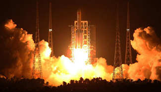 China's latest heavy-lift carrier rocket blasts off