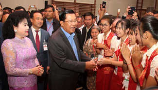 Cambodian PM attends biggest gathering with Chinese community