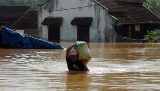 Flood inundates 4 villages in Indonesia