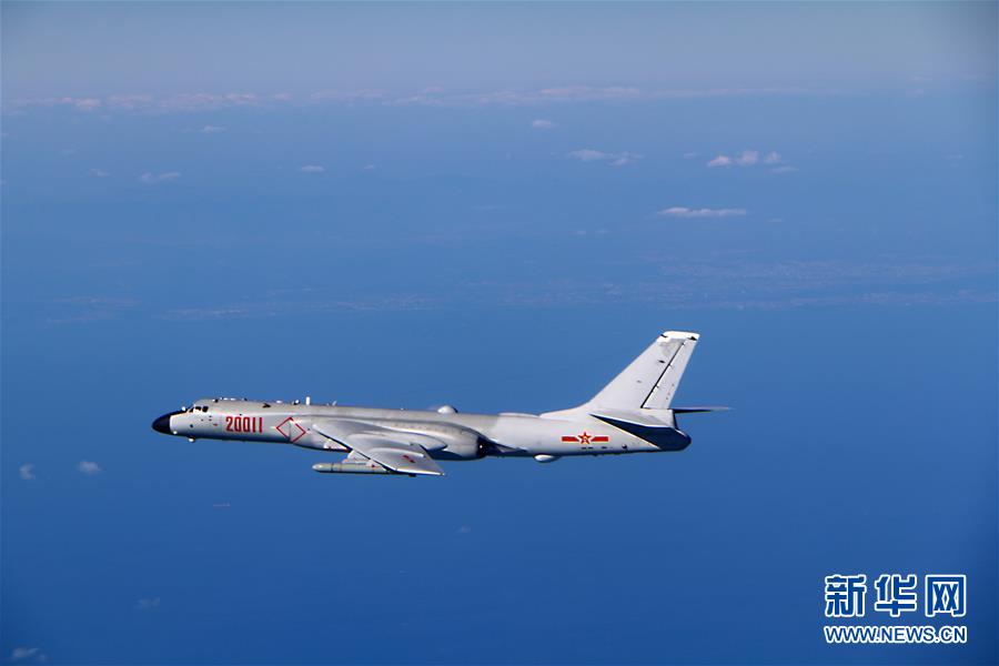 （圖文互動）（2）中國空軍編隊飛越對馬海峽赴日本海遠洋訓練