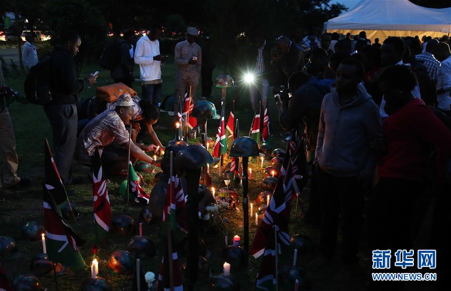 （國際）（1）肯尼亞民眾悼念遭襲遇難士兵