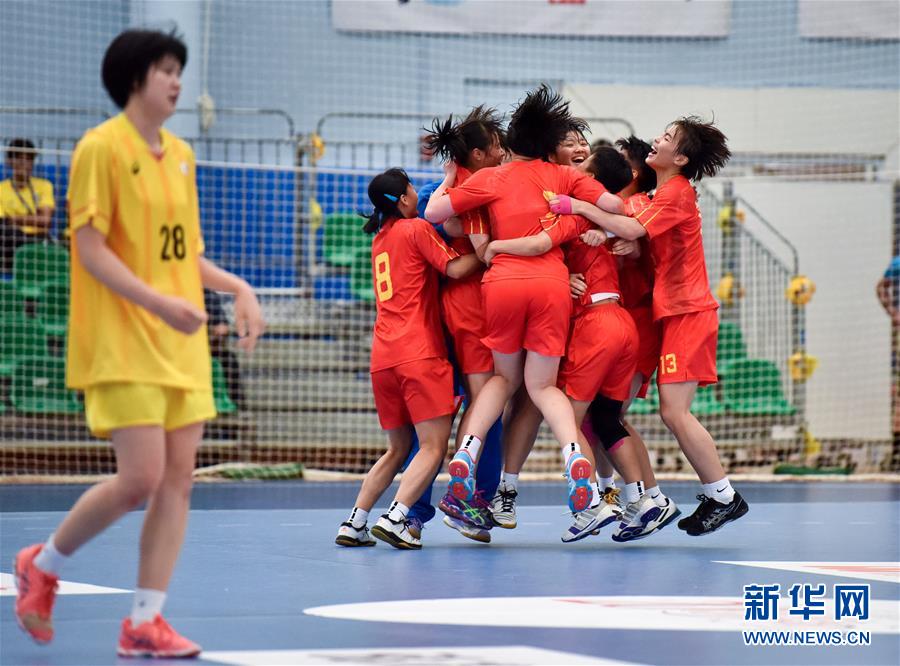 （體育）（1）手球——亞洲女子青年錦標賽：中國隊勝日本隊