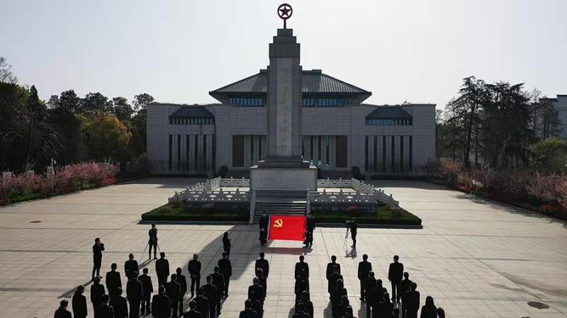 2015年10月,应城市在"汤池训练班"旧址上新建鄂中革命烈士纪念馆,建成