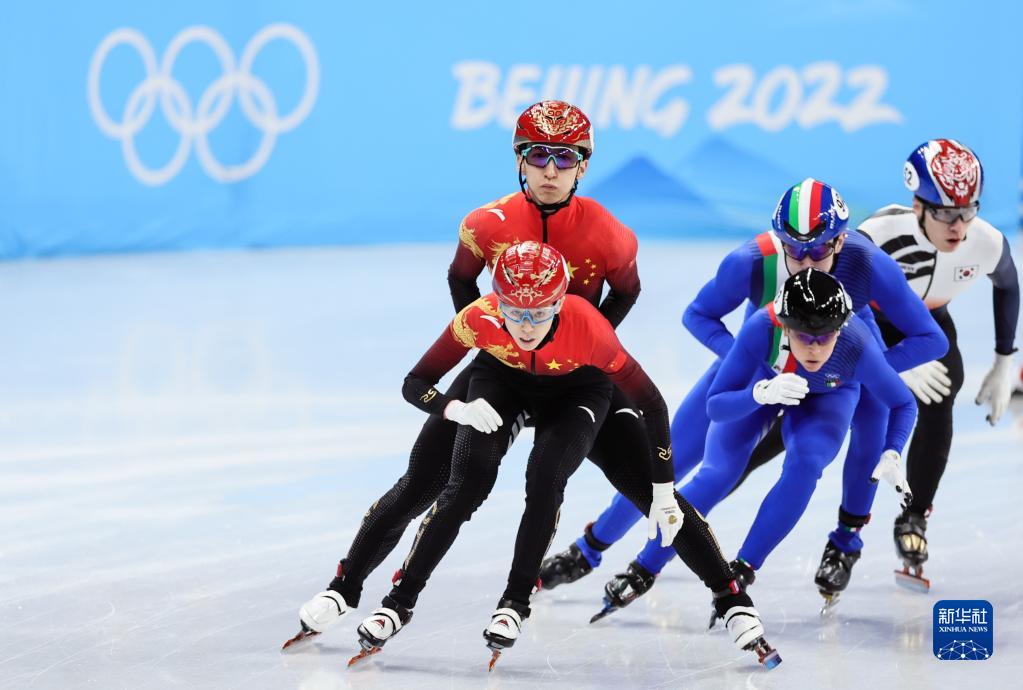 短道速滑混合团体接力四分之一决赛赛况_北京2022年冬奥会_新华网