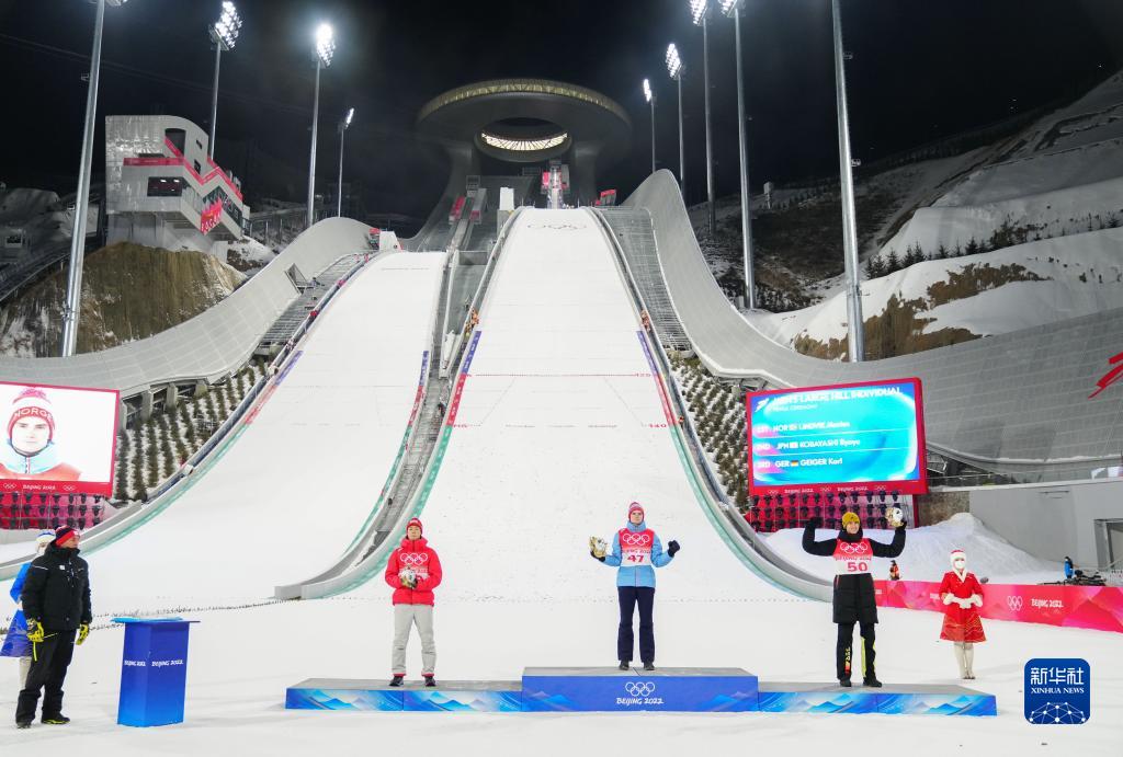 北京2022年冬奥会跳台滑雪男子个人大跳台比赛在国家跳台滑雪中心举行
