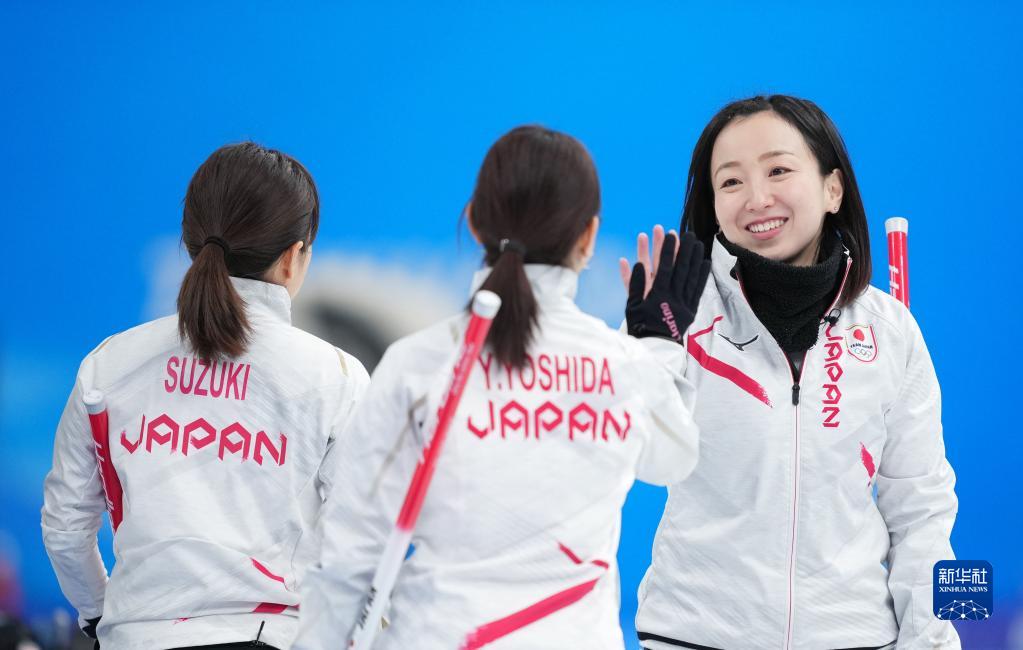 冰壶女子循环赛日本队胜俄罗斯奥委会队